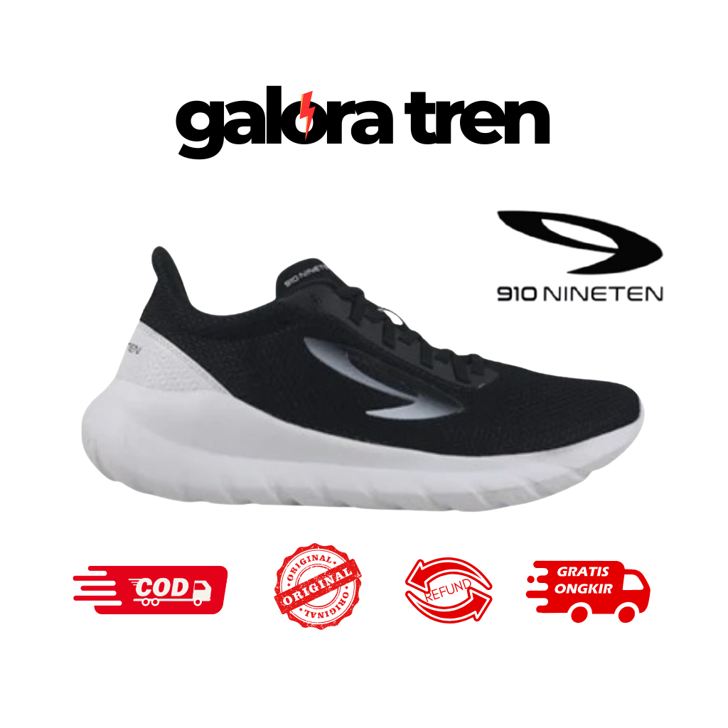 910 YASHA HITAM PUTIH - Sepatu Lari / Yasha Hitam Putih 910Nineten / Sepatu BTS