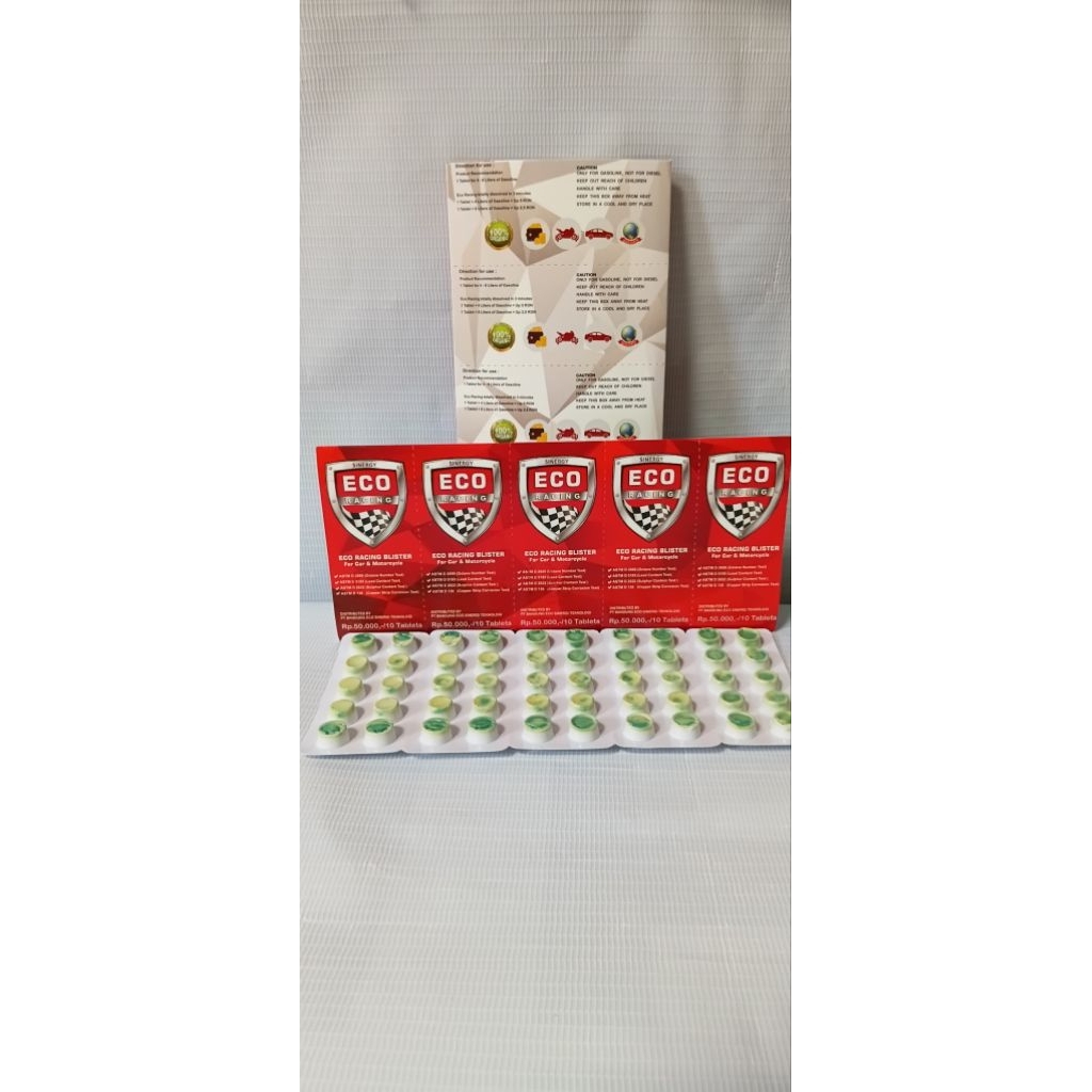 Eco Racing Motor dan mobil 1 blister 50 pil