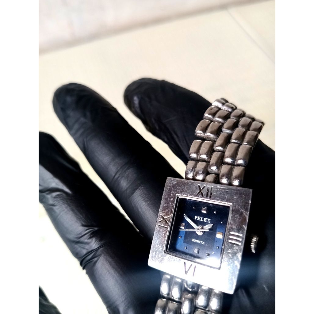 jam tangan vintage pelex tank second