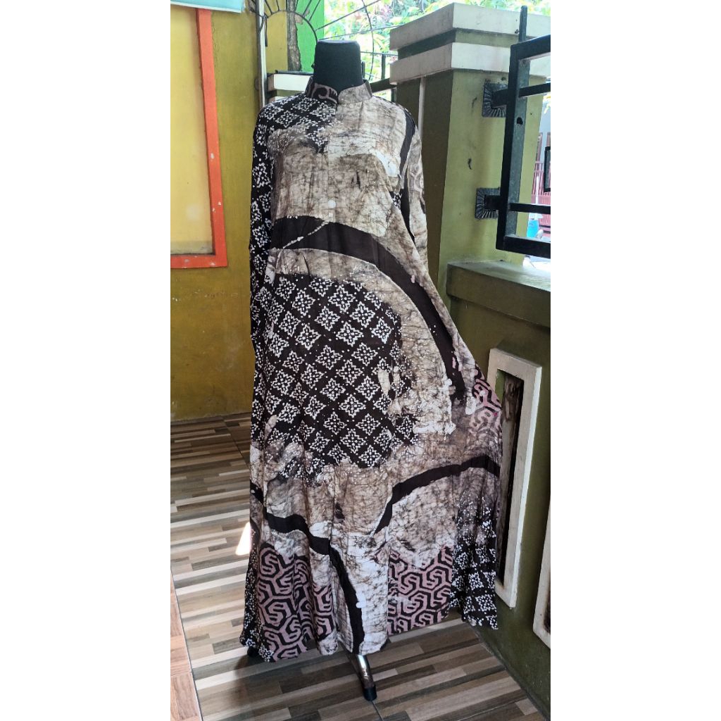 Gamis Payung Twill Bee Batik