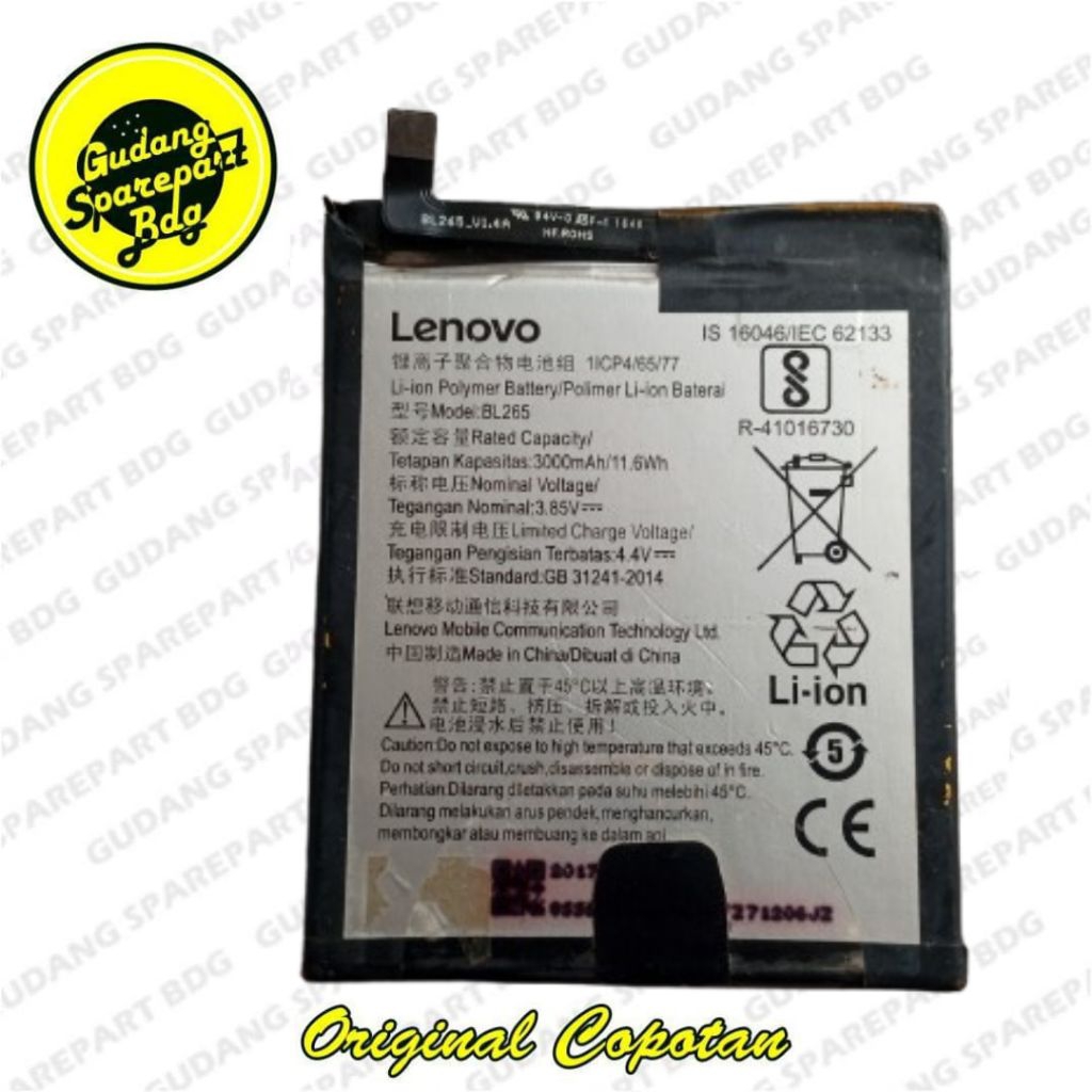 Baterai Motorola Moto M XT1663 Second Copotan