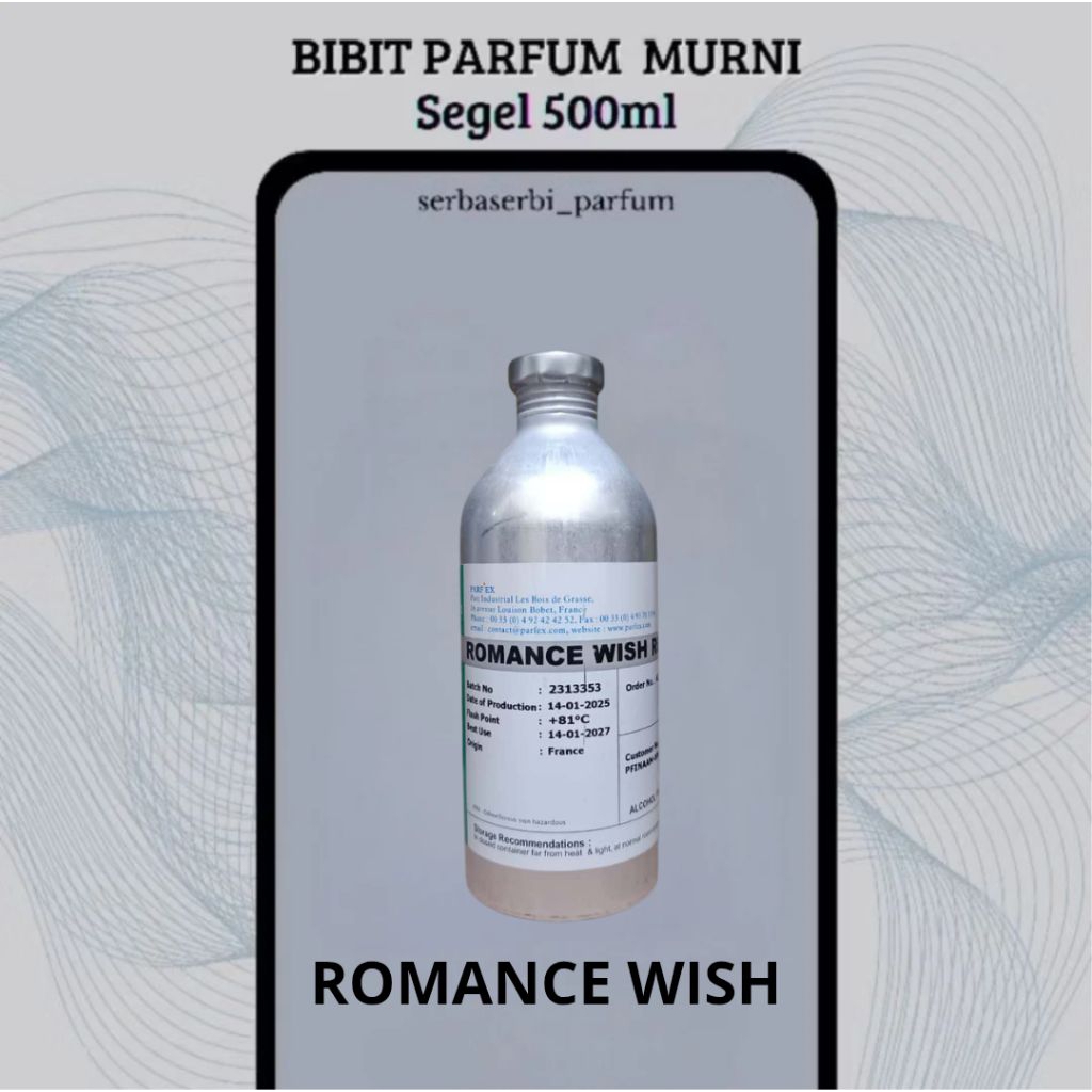 PARFUM ROMANCE WISH BY PARFEX 500ML SEGEL