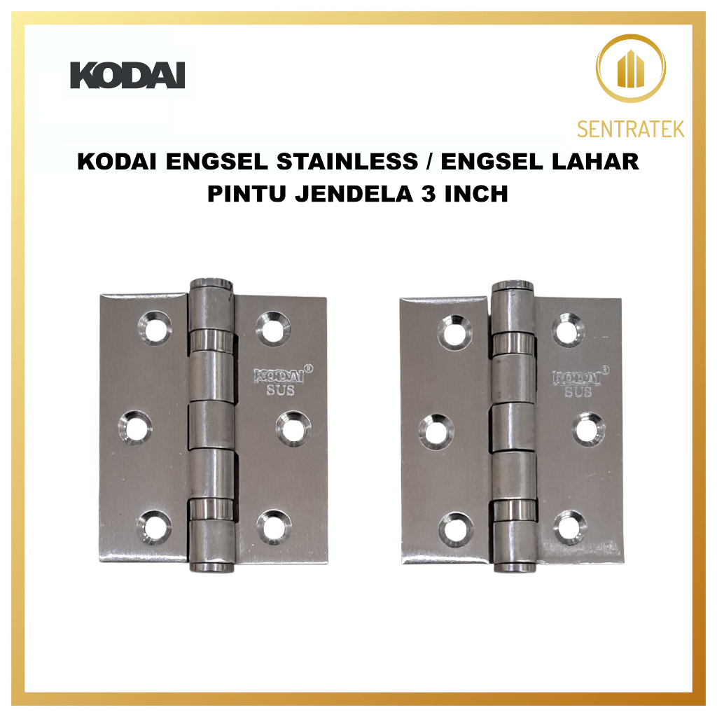 KODAI ENGSEL STAINLESS / ENGSEL LAHAR PINTU JENDELA 3 INCH