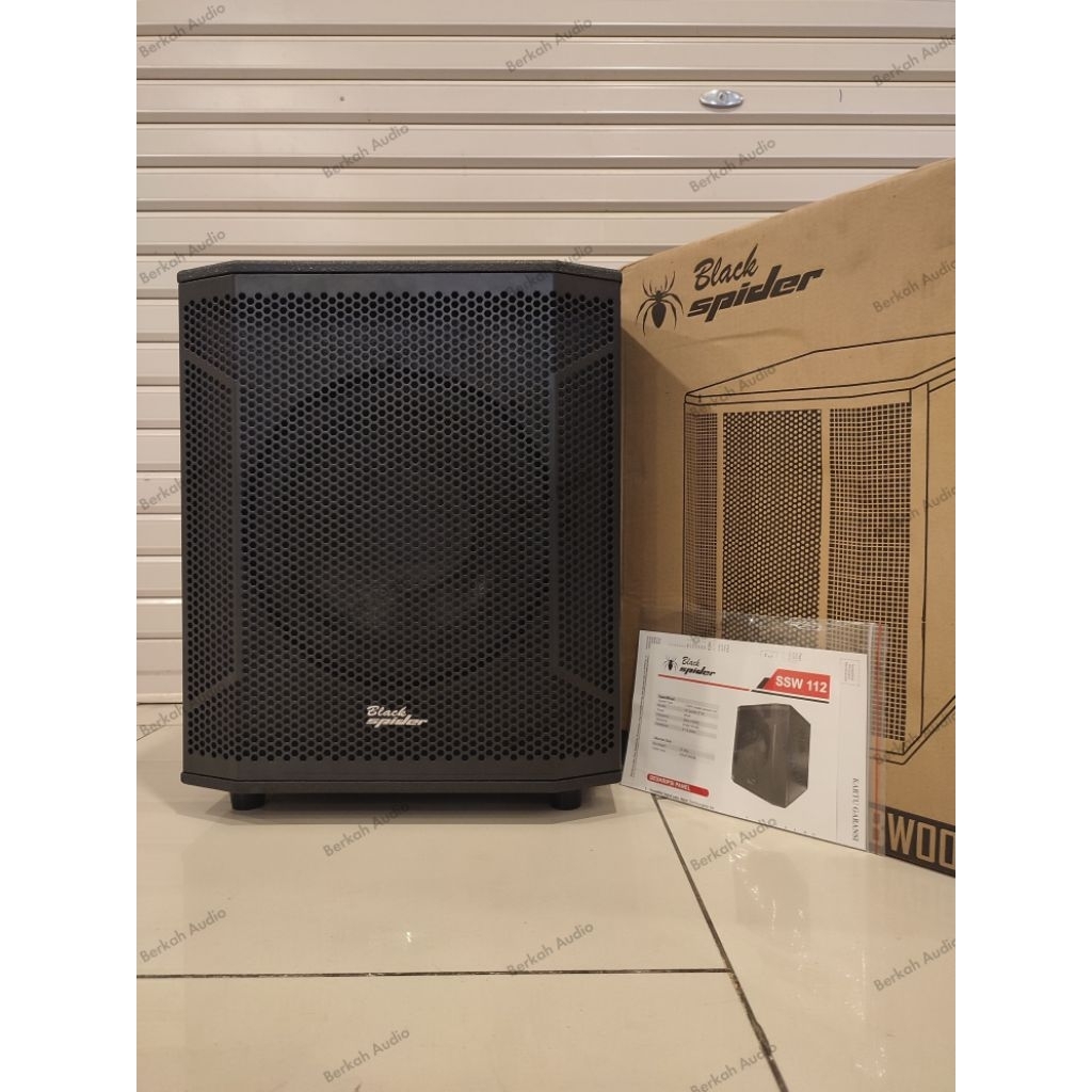 Subwoofer Aktif 12 inch  BLack Spider SSW 12 Original