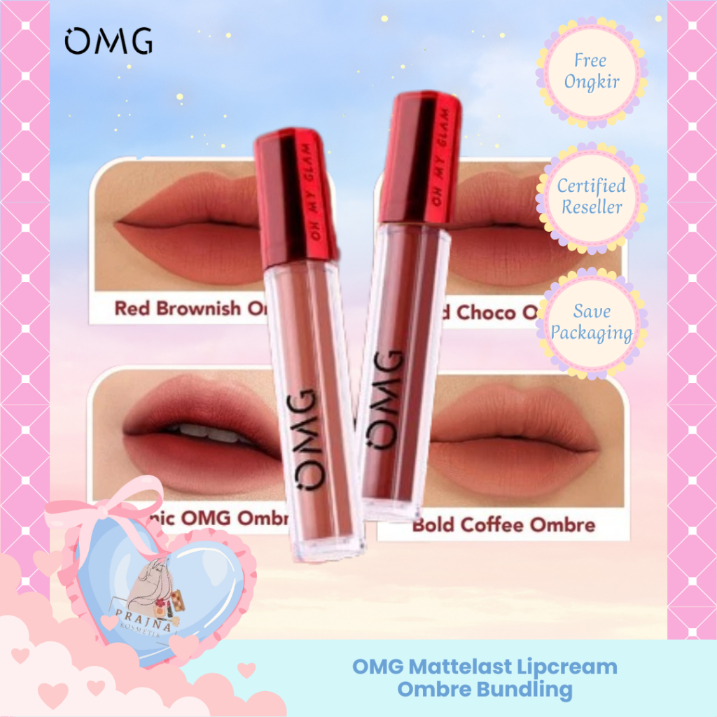 PAKET OMBRE LIPS OMG | Lipcream OMG Ombre Coffee Edition| Ombre Lipcream OMG | | Ombre Lips OH MY GL