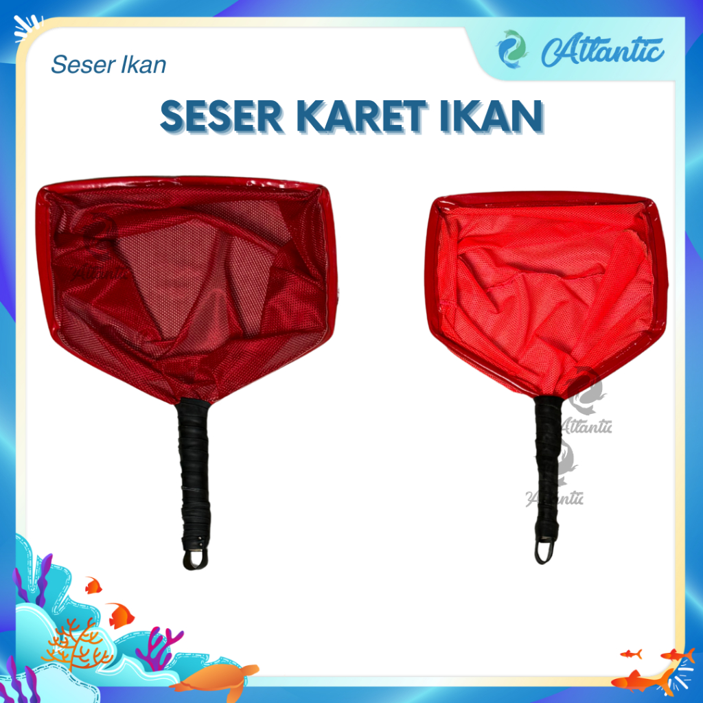 Seser Ikan Karet Besar Kecil Serokan Ikan Kuat Tahan Lama Serokan Ikan Karet Besar Kecil Jaring Elas