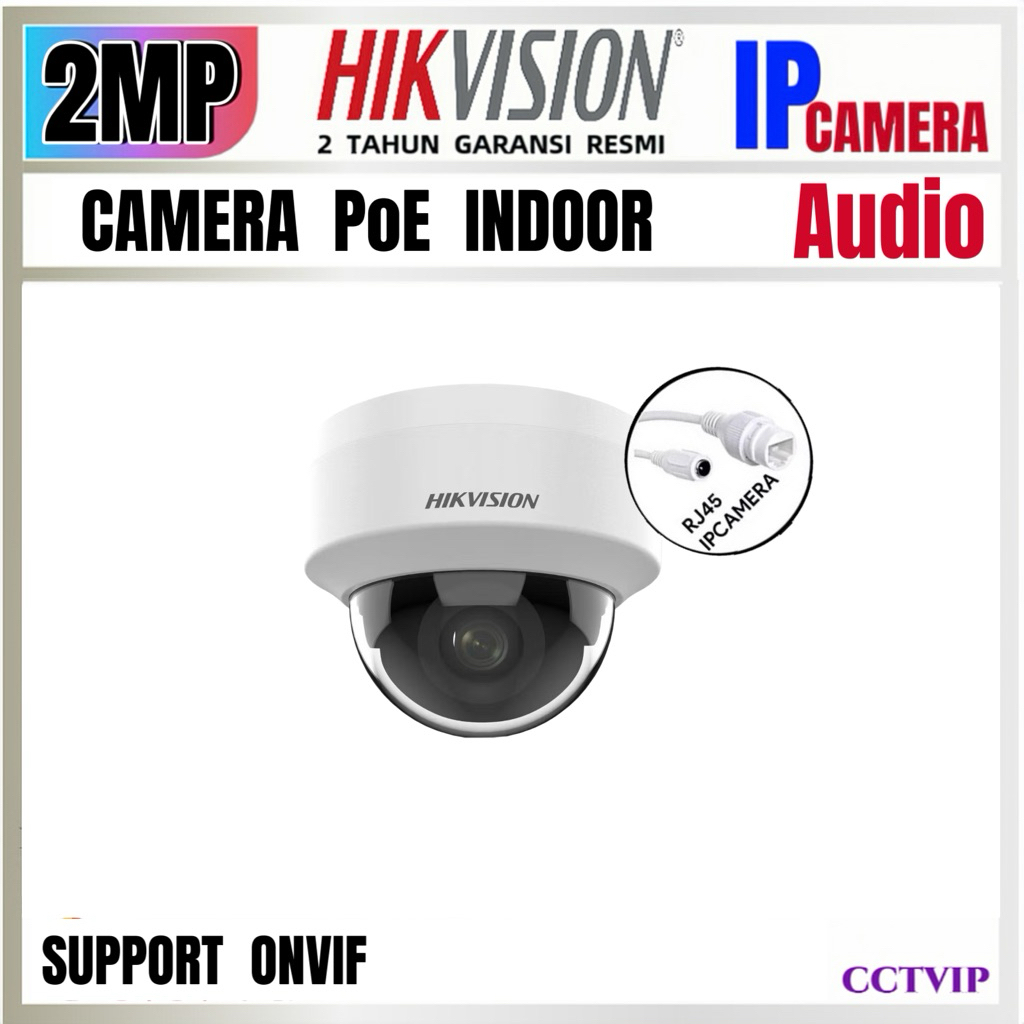 KAMERA  CCTV  IP  POE  HIKVISION 2MP  AUDIO
