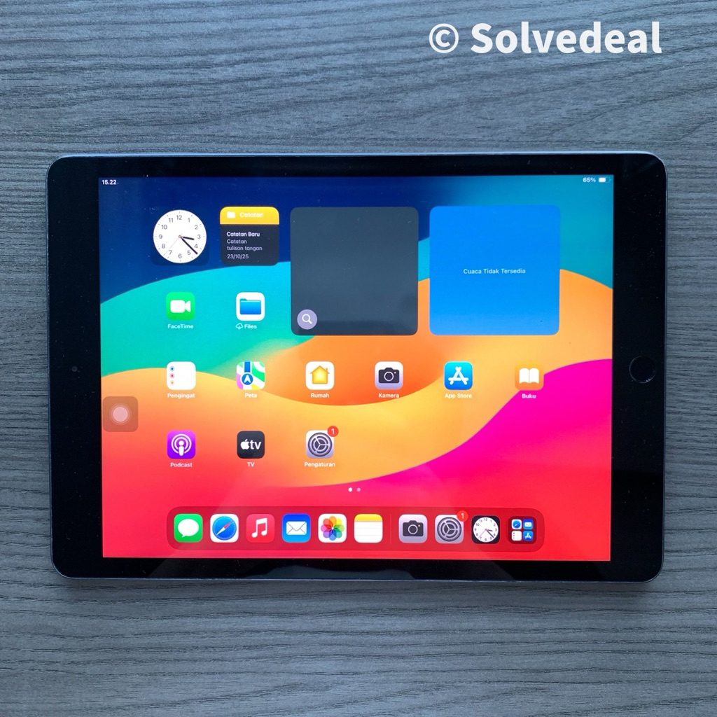 Apple Ipad 7 32GB WiFi Space Gray Siap Pakai