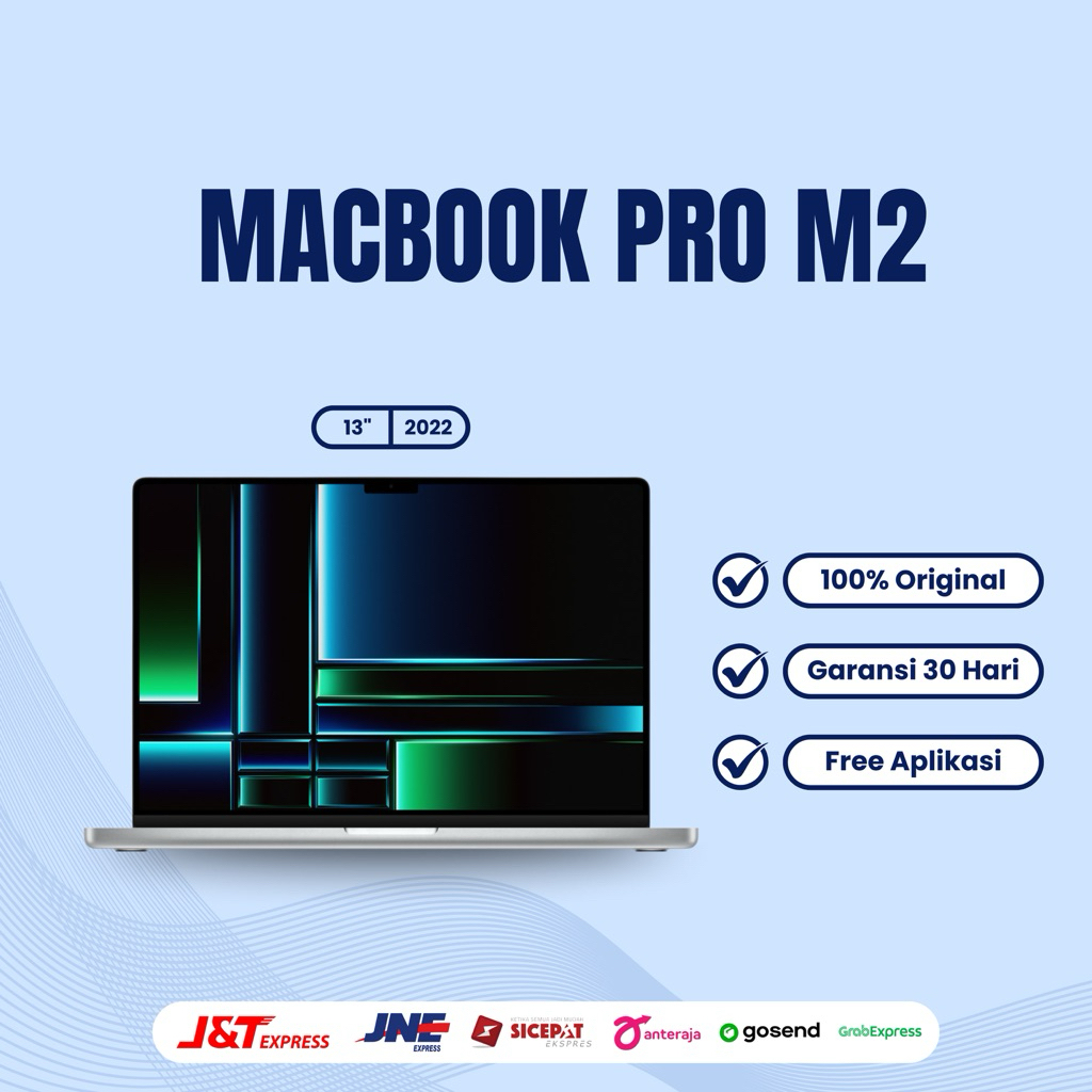 Macbook Pro M2 Fullset (13 Inch) || Ram 8/256 Second Original