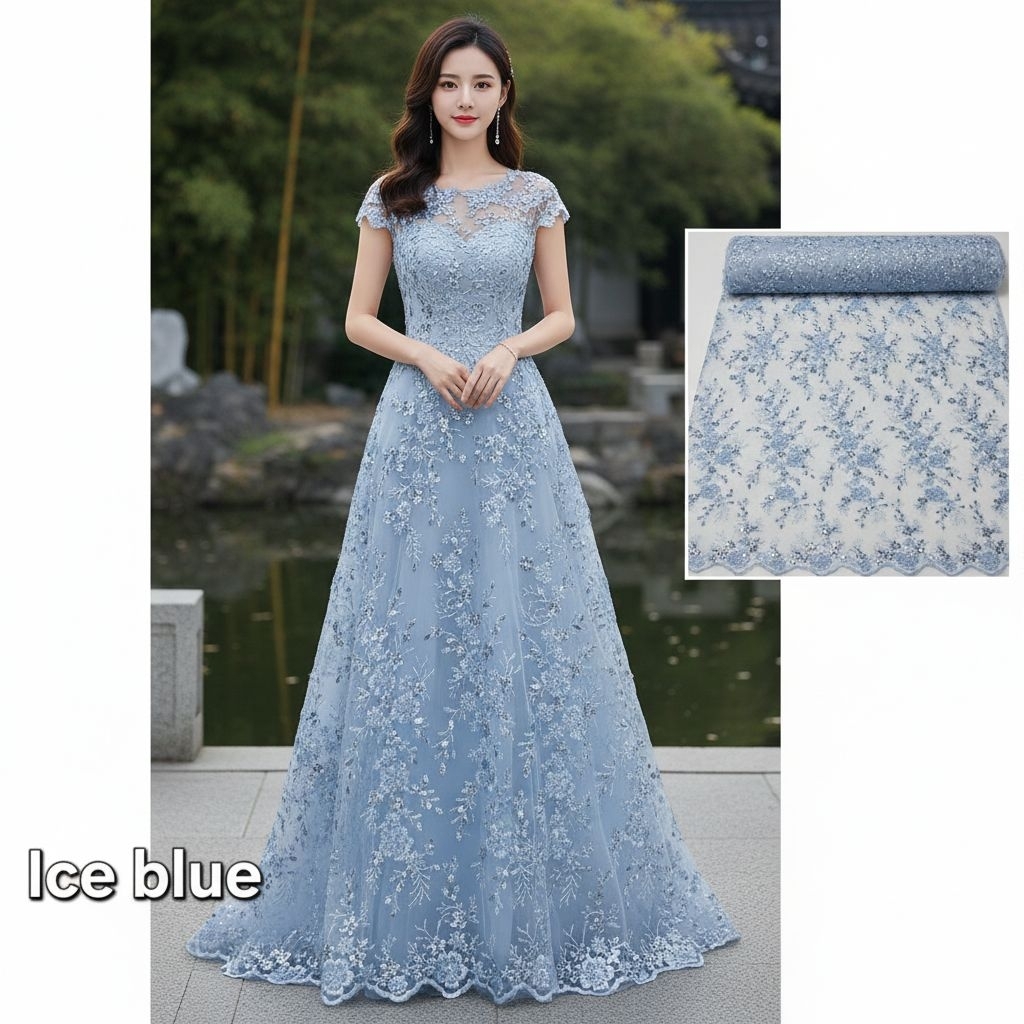 kain tile payet jepang premium /kain tile payet mewah ful Payet