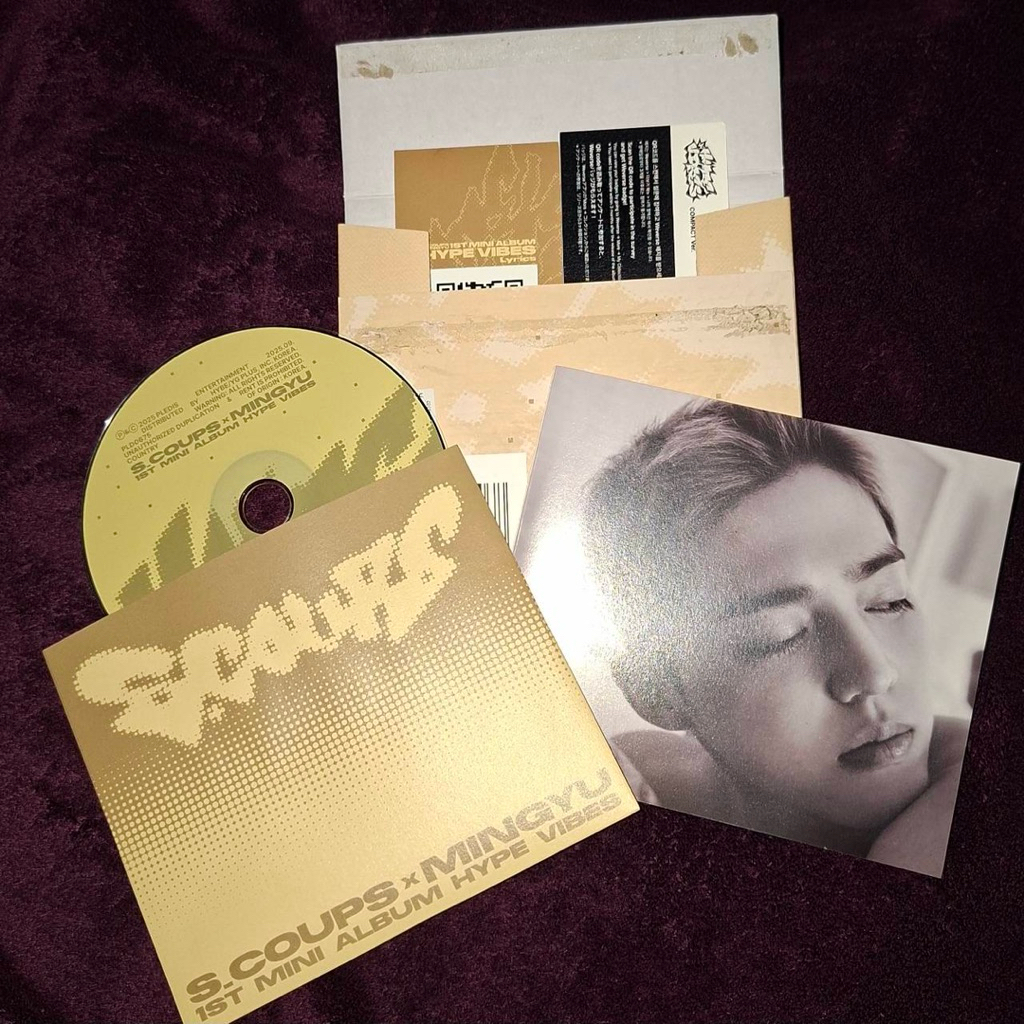 [READY STOCK] Album Seventeen CxM Scoups Mingyu Hype Vibes Compact Version Unsealed Unit Scoups Zait