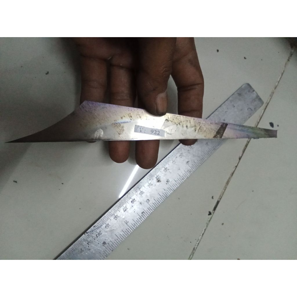 BAJA HSS DM05 Gold Original Bahan Pisau Dapur Iris Seset Raut Stek Okulasi Grafting Cangkok Mutik Ti