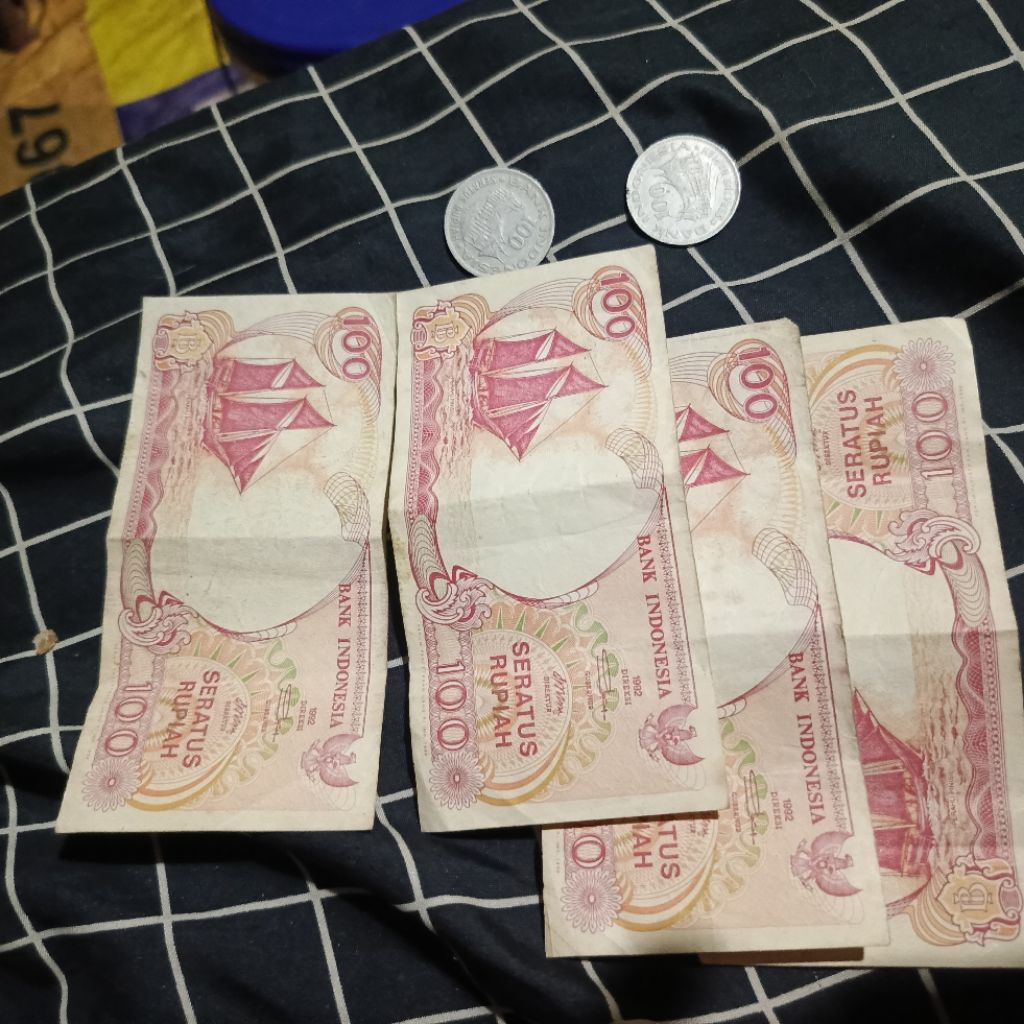 uang kuno 100 perak perahu pinishi