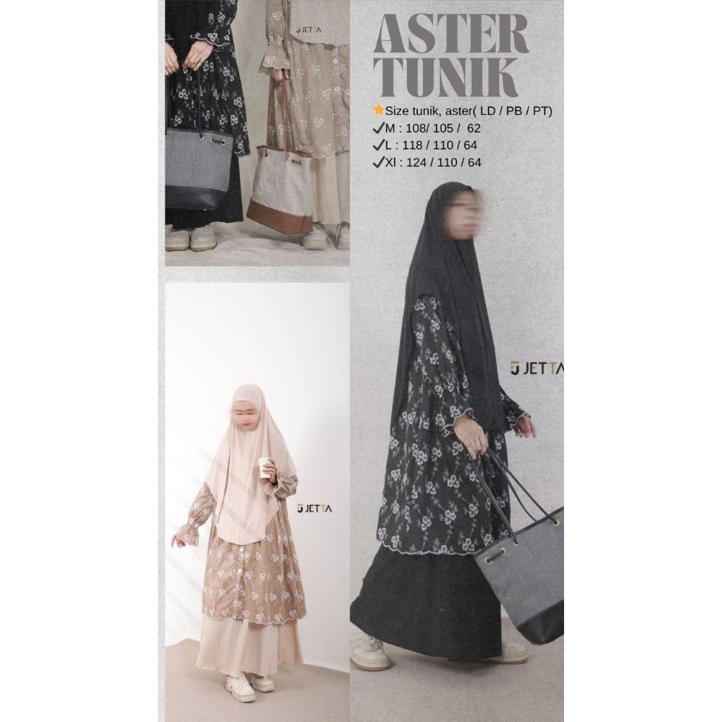 Tunik Aster/Atasan/Tunik Kekinian/