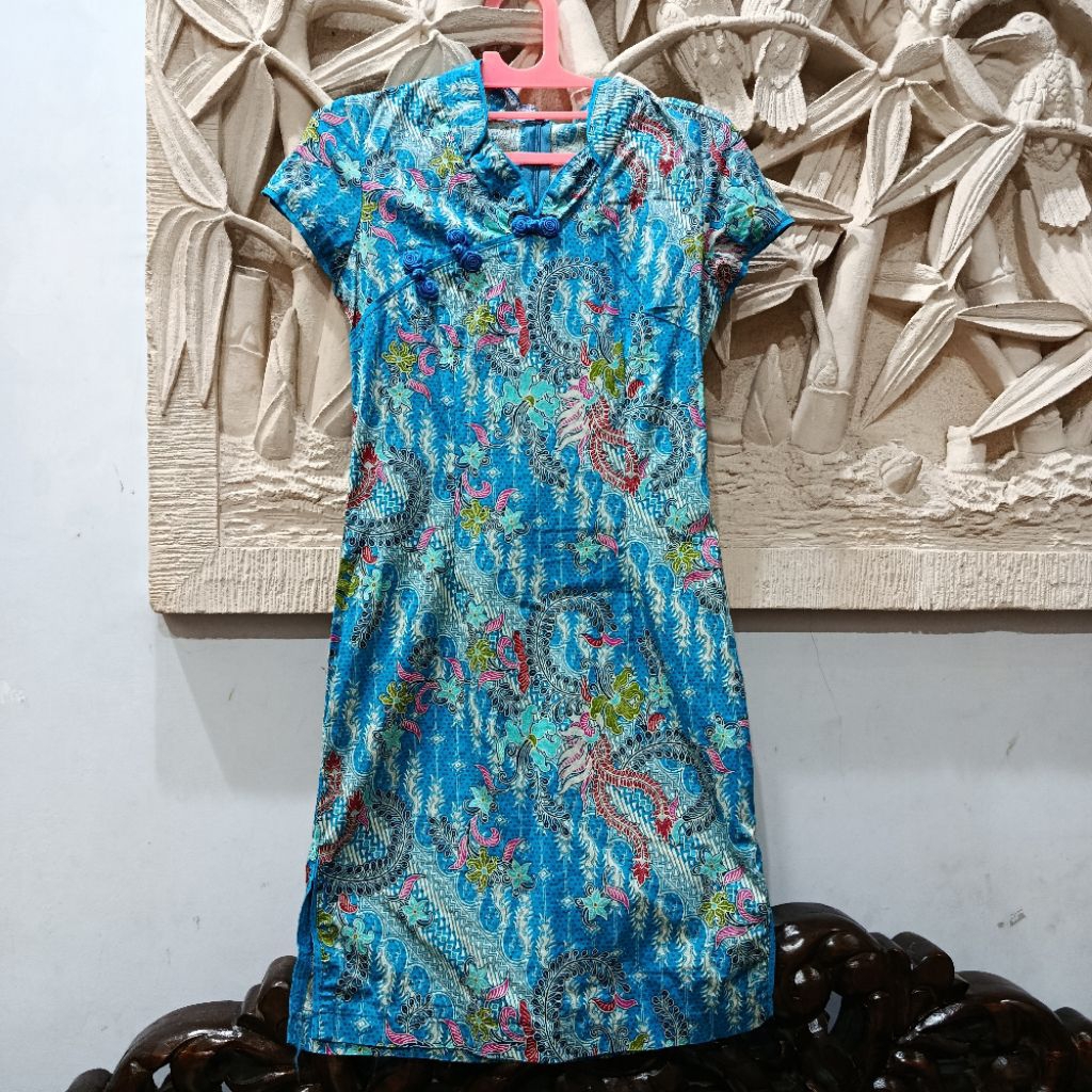 Dress Batik Anak / Dress Batik Cheongsam Anak