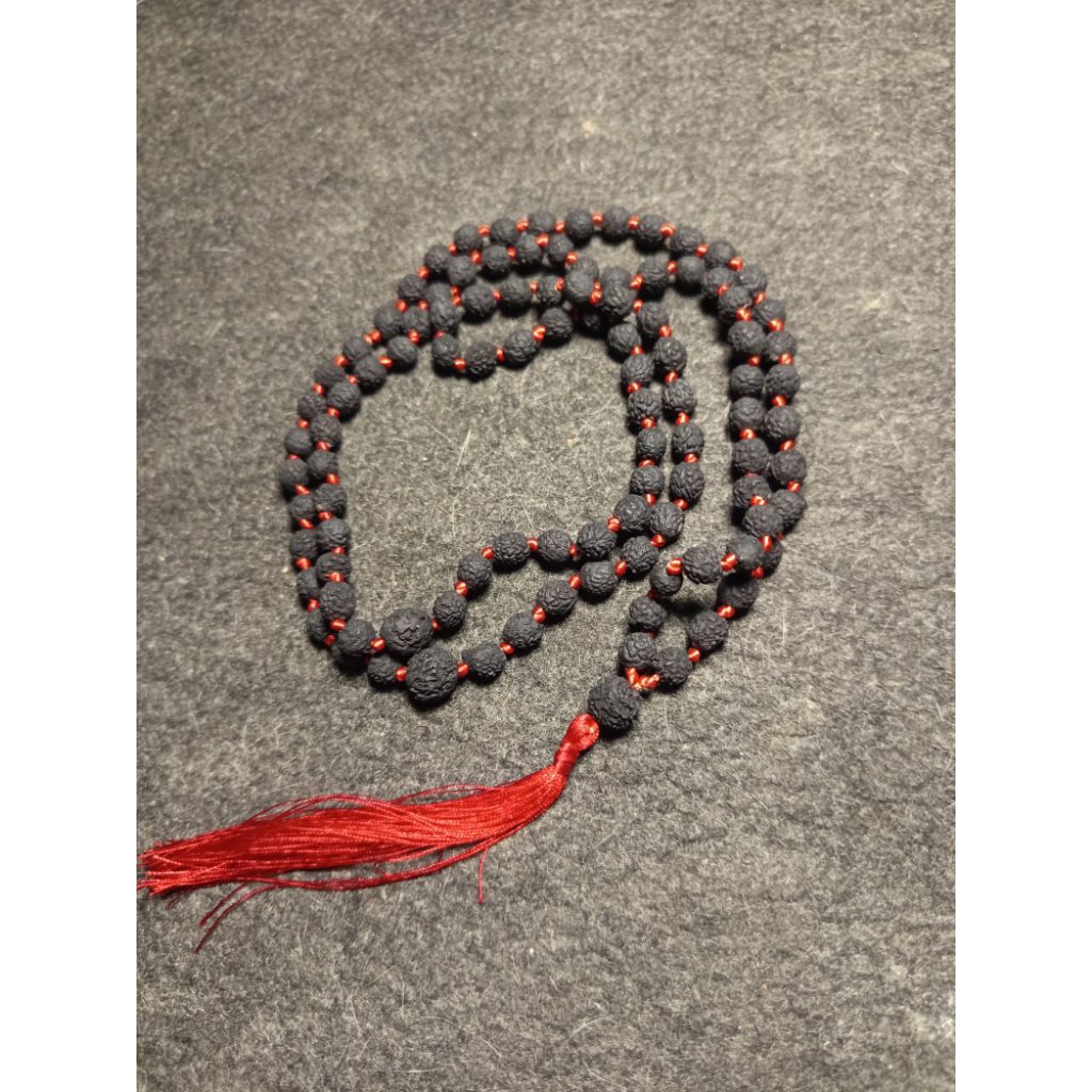 TASBIH BIJI BIDARA HITAM ISI 99 BUTIR