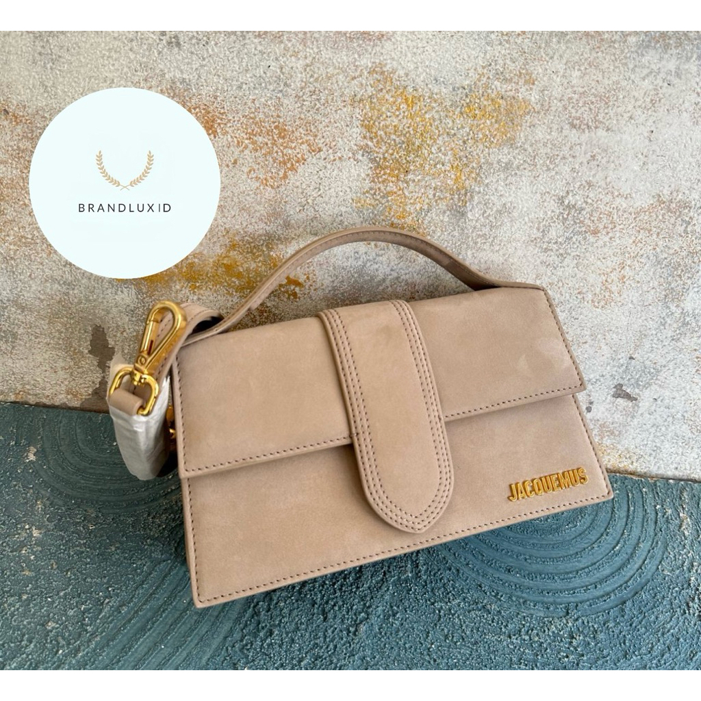 Jacquemus Grand Bambino Dark Beige Ghw