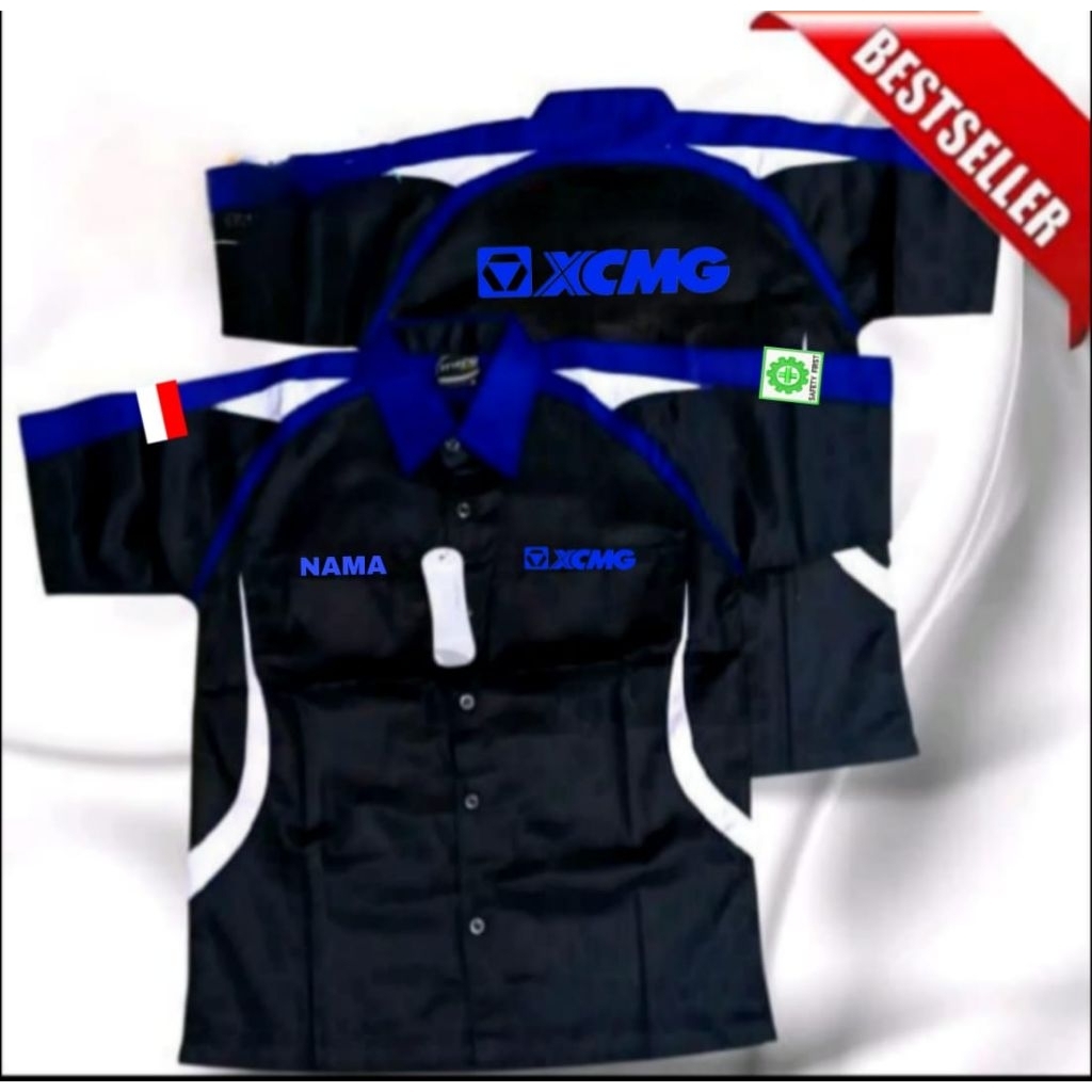 Terbaru kemeja XCMG baju XCMG seragam XCMG pdh XCMG seragam kerja XCMG baju kerja XCMG kemeja kerja 