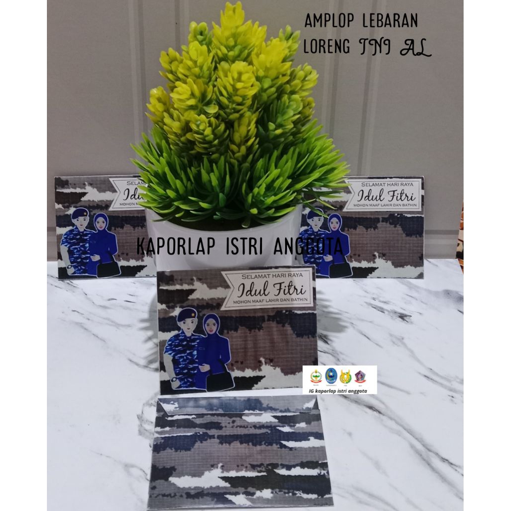 amplop lebaran tni al