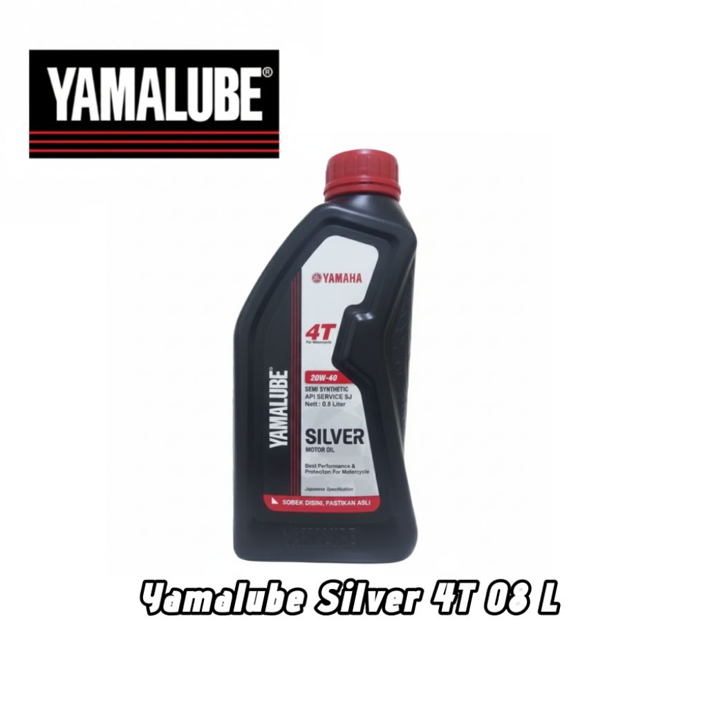Oli Yamalube Silver 4T 20W 40 08 Liter Asli Yamaha