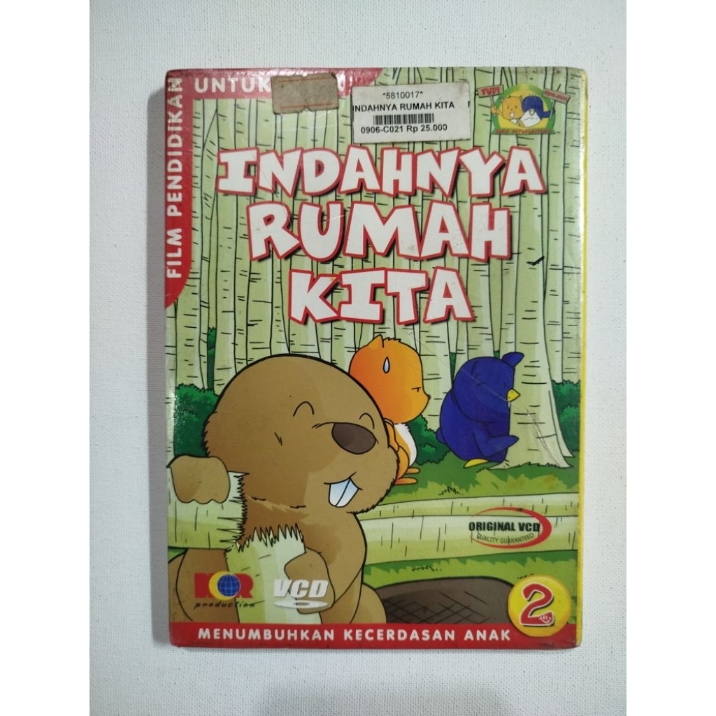 VCD PENDIDIKAN ANAK INDAHNYA RUMAH KITA (SEGEL)
