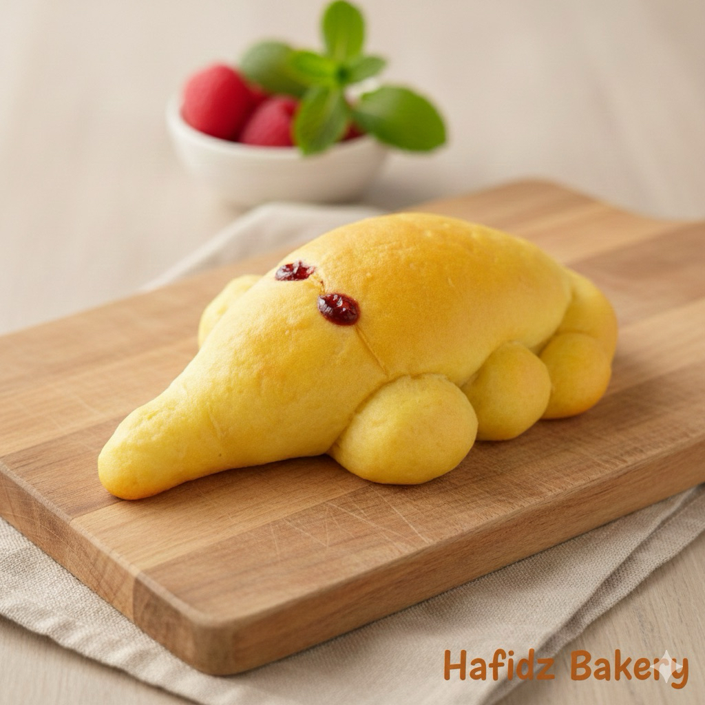 roti buaya mini isi coklat 1 dus isi 10pcs