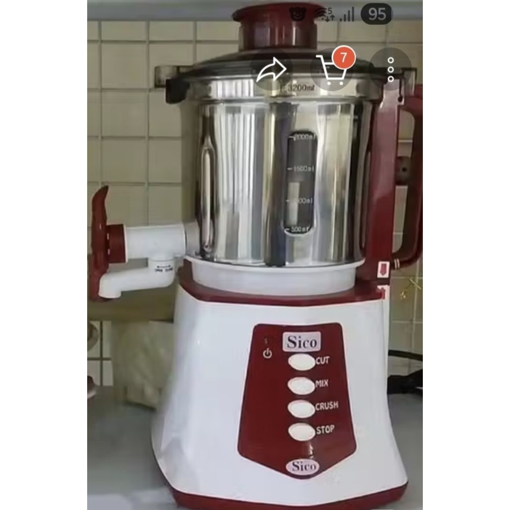 Preloved multi mixer blender Sico hamada