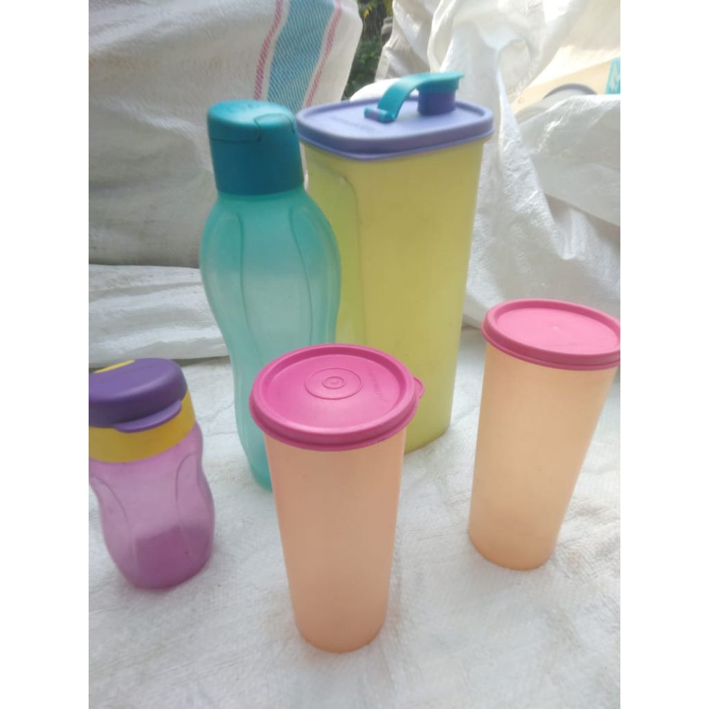 paket 5pcs Tupperware second