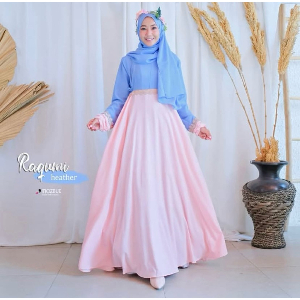 (PRELOVED) GAMIS RAQUMI BY MOZBUE - GAMIS MOZBUE - PRELOVE MOZBUE - MOZBUE ORIGINAL