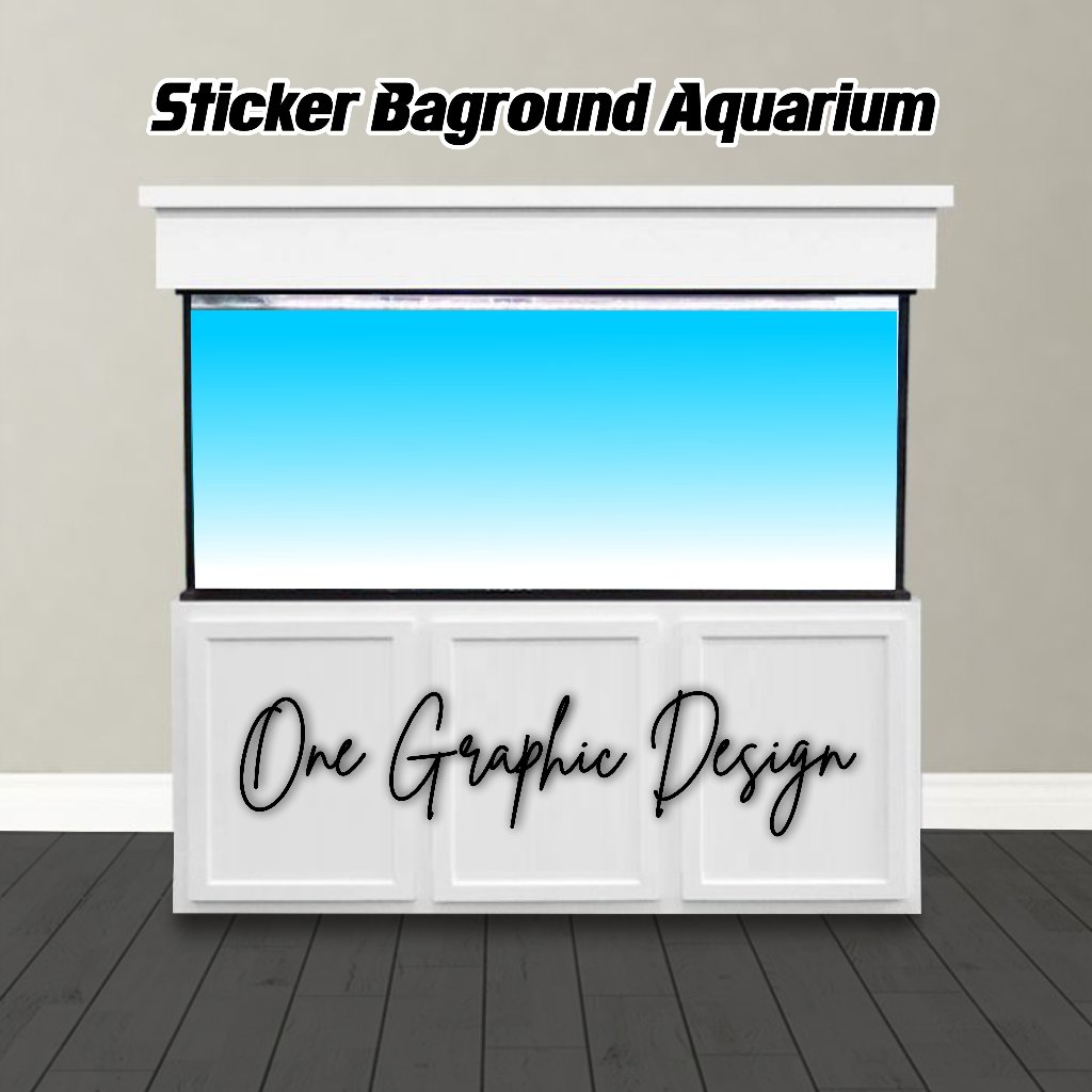 Background Aquarium, Stiker Aquarium , Wallpaper Aquarium, Aquascape, Stiker Aquarium Belakang