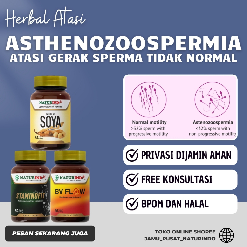 Obat Herbal Bantu Atasi Gerak Sperma Tidak Normal Kesuburan Suami Oligospermia Asthenozoospermia Azo