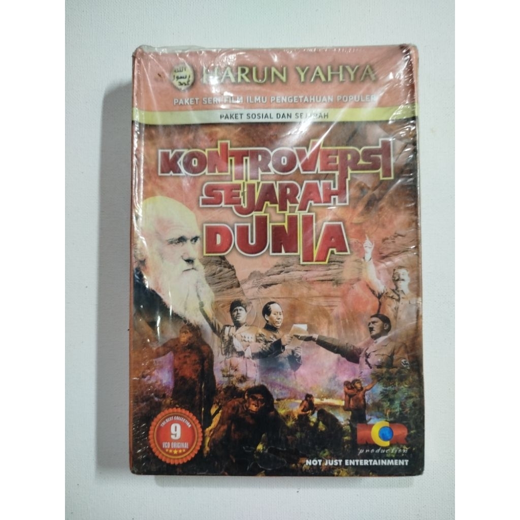 VCD HARUN YAHYA KONTROVERSI SEJARAH DUNIA ISI 9DISC (SEGEL)