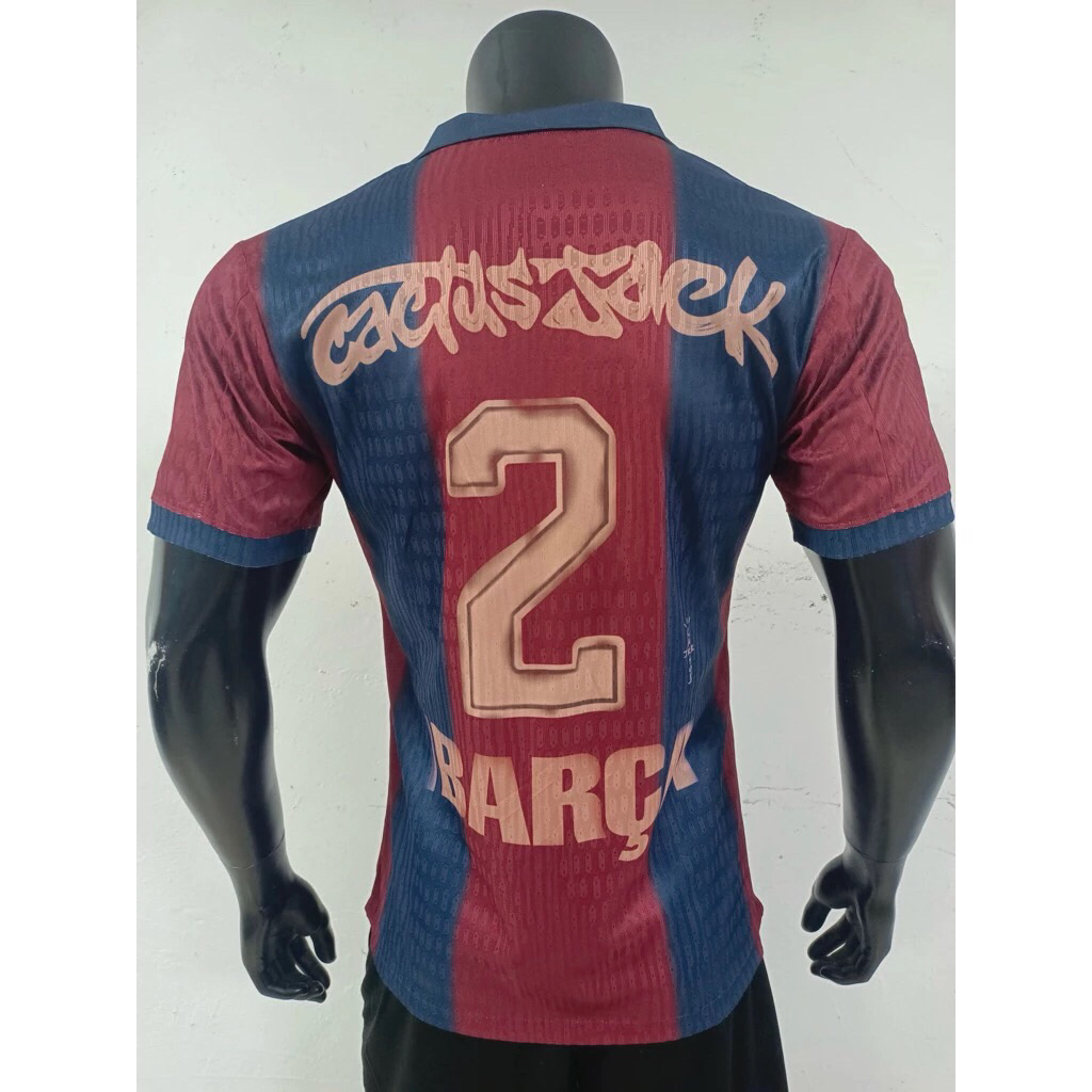 LIVE 7 PLAYER ISSUE RETRO BARCA SKELETON 2001 VINTAGE JERSEY RETRO PLAYER ISSUE