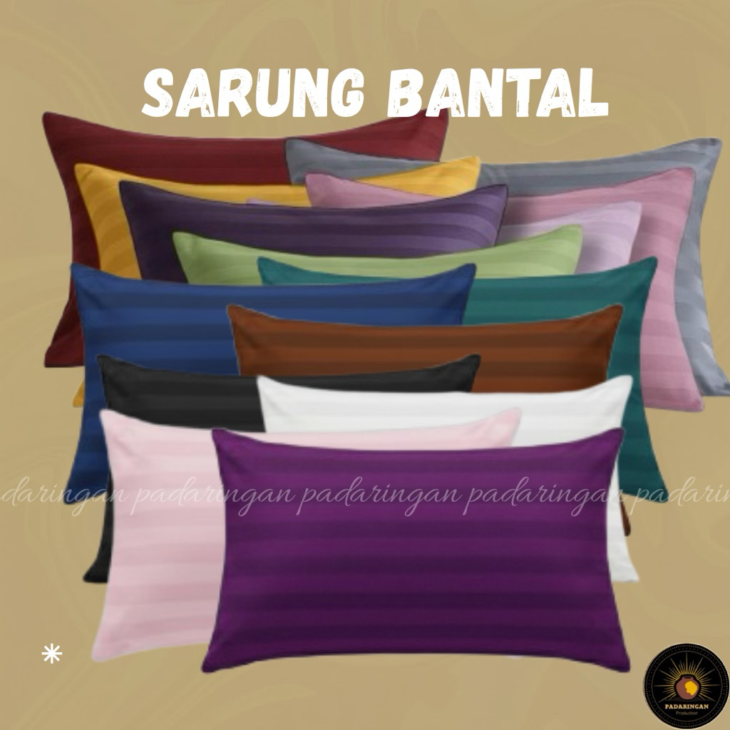 sarung bantal dan guling reselting polos embos estetik / sarung bantal tidur