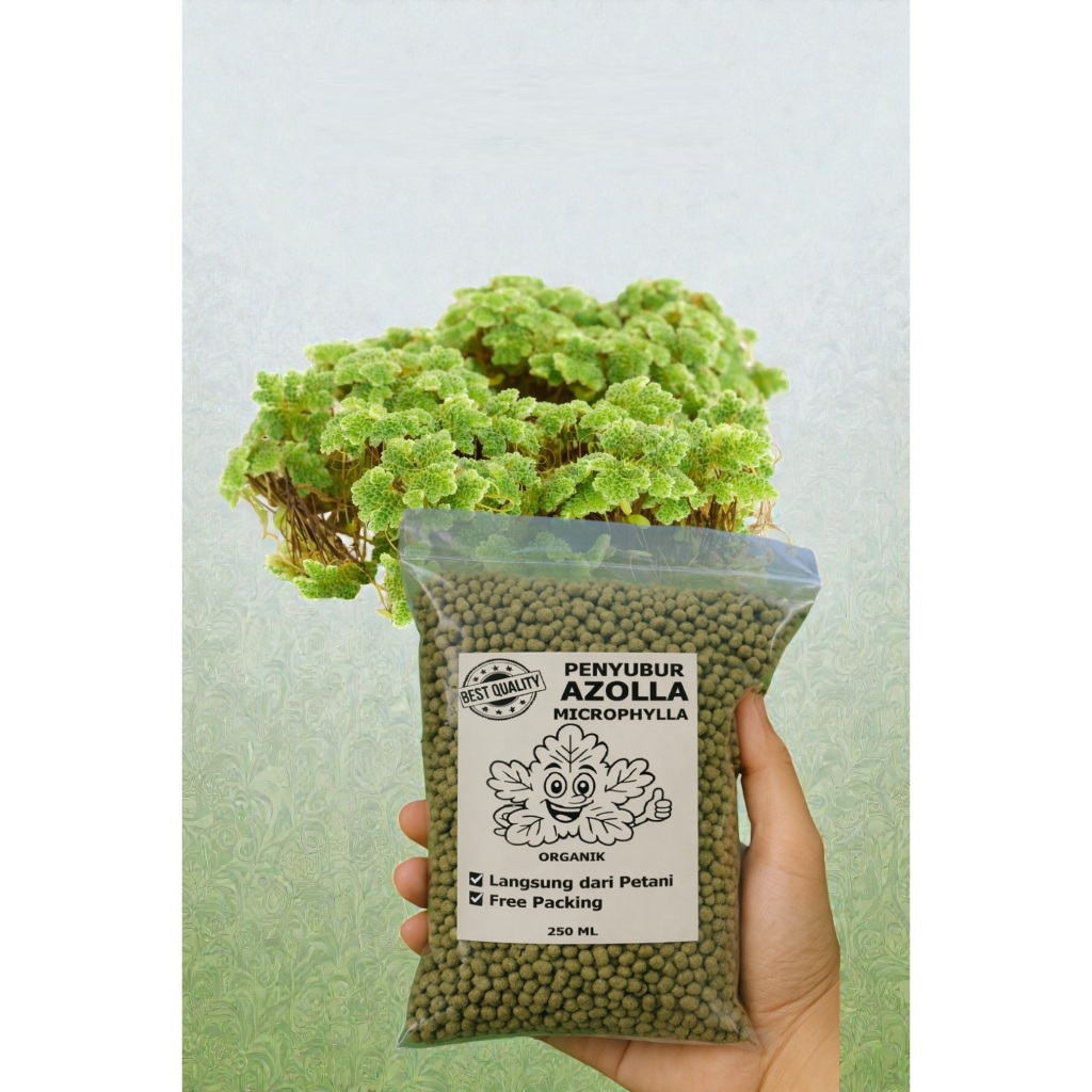 SUPER Azolla 500 Gram + Pupuk Organik Azolla 500 Gram | Penyubur Tanaman Alami & Ramah Lingkungan