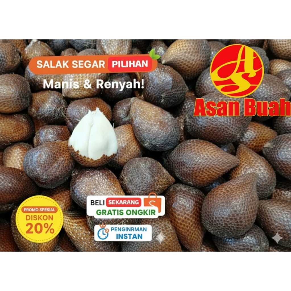 Buah Salak Bali Madu / Pondo Madu Garing Manis Renyah Yogya Sleman Lokal Fresh
