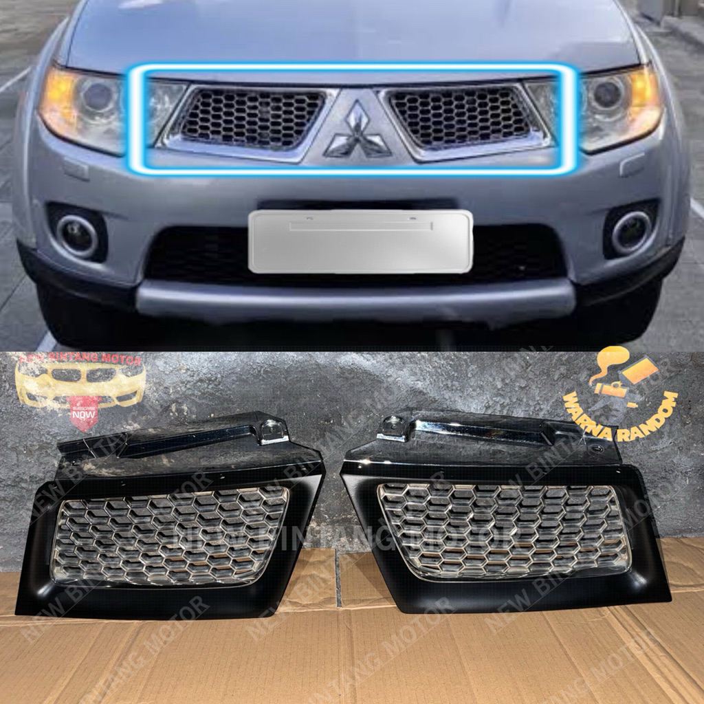 Grill mitsubishi pajero sport dakar 2010 original