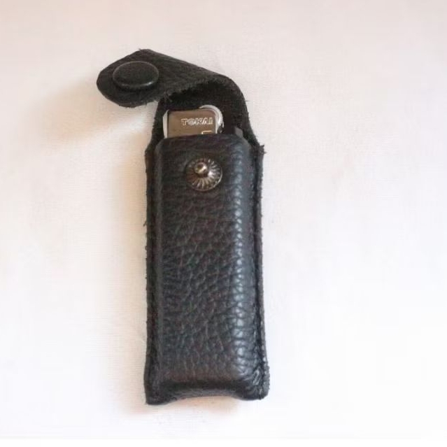 sarung korek api kulit asli