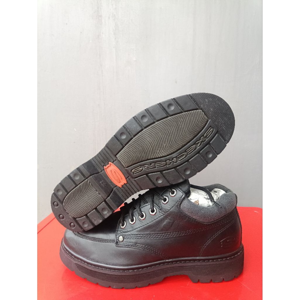 SKECHERS MARINER UTILITY BOOT LEATHER - 42.5/27.5