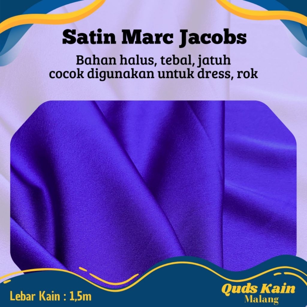 Kain Satin Marc Jacobs | Kain Saten Polos