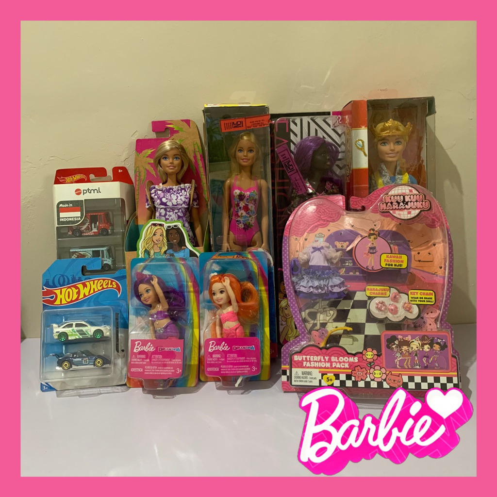 toy story-barbie mattel-hot wheels-mainan anak-boneka barbie-aksesoris barbie-barbie murah-boneka-ka