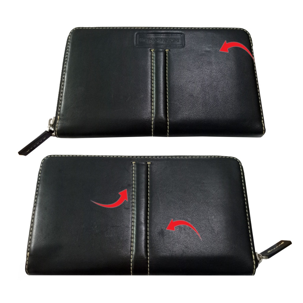 DEFECT SALE HERMAN VINCENT - Dompet Kulit Pria Wanita - Dompet Kartu