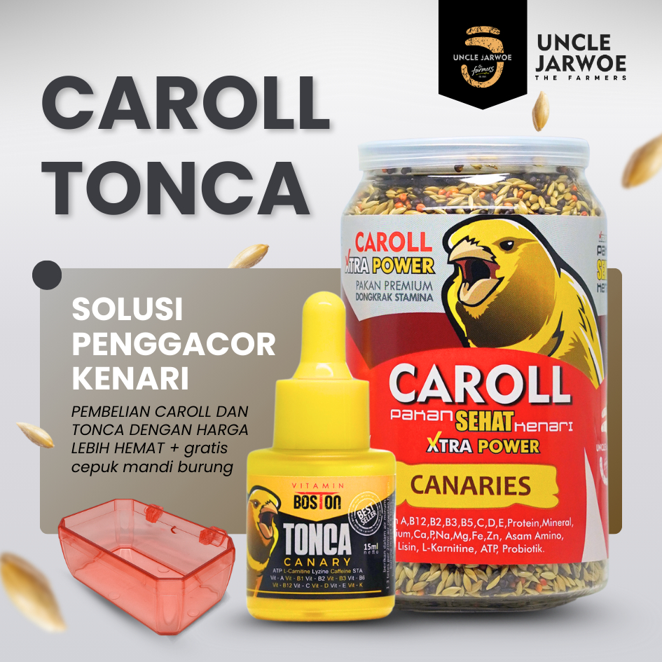 CAROLL Kenari Pakan Penggacor Kenari