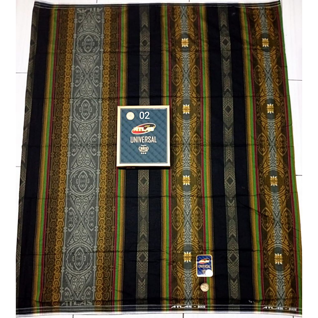 SARUNG ATLAS UNIVERSAL SONGKET & JAGUAR ORI100%