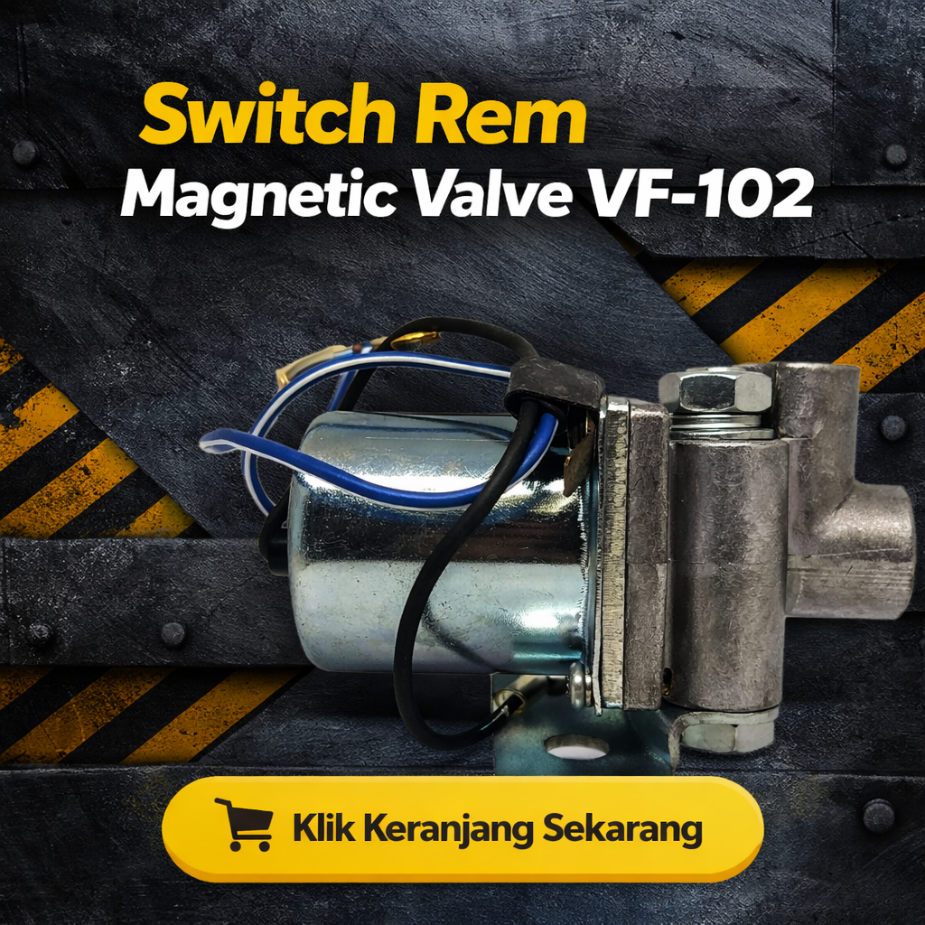 MAGNETIC VALVE FUSO ISUZU TRUCK VF-102 BRAKE VALVE SOLENOID VALVE