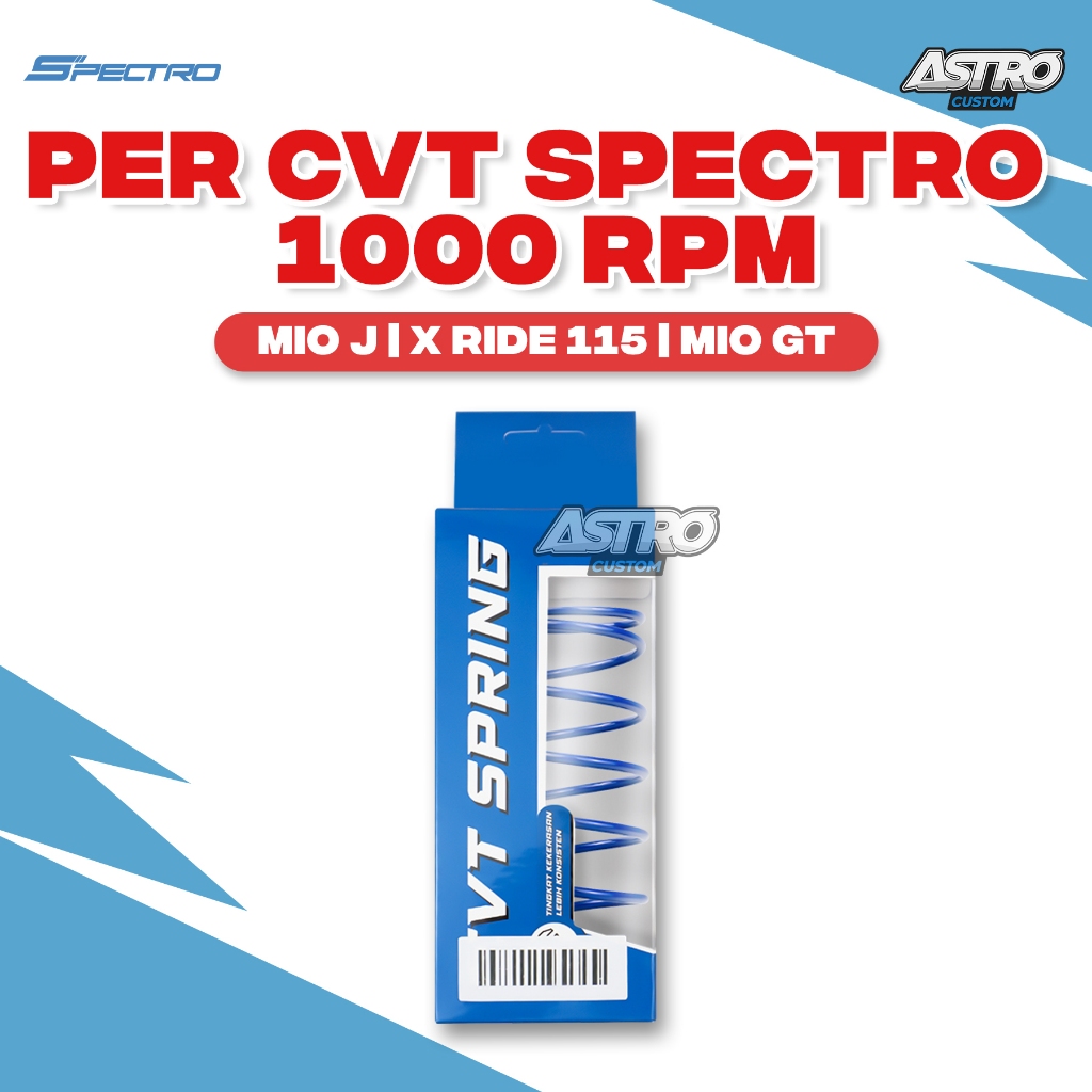 Spectro Per CVT 1000 RPM Mio J Mio GT 115 Fino 115 X Ride 115 Per Kampas Ganda Pulley Upgrade CVT