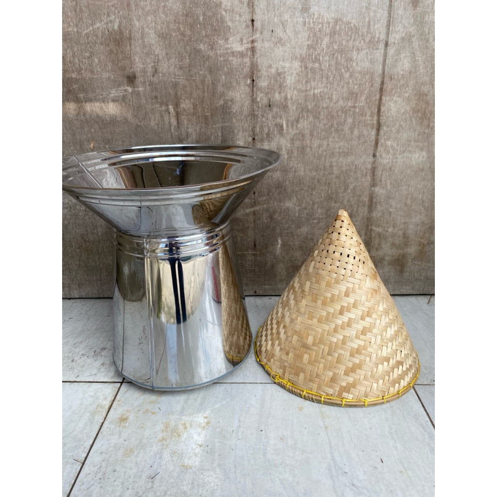 SEENG DANGDANG STAINLESS TINGGI + KUKUSAN BAMBU