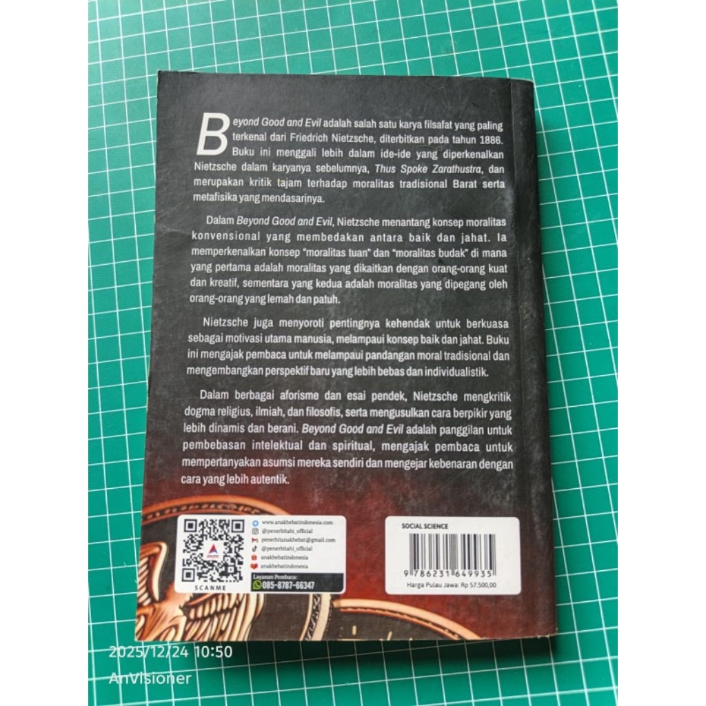 Buku beyond Good and Evil - Friedrich Nietzsche