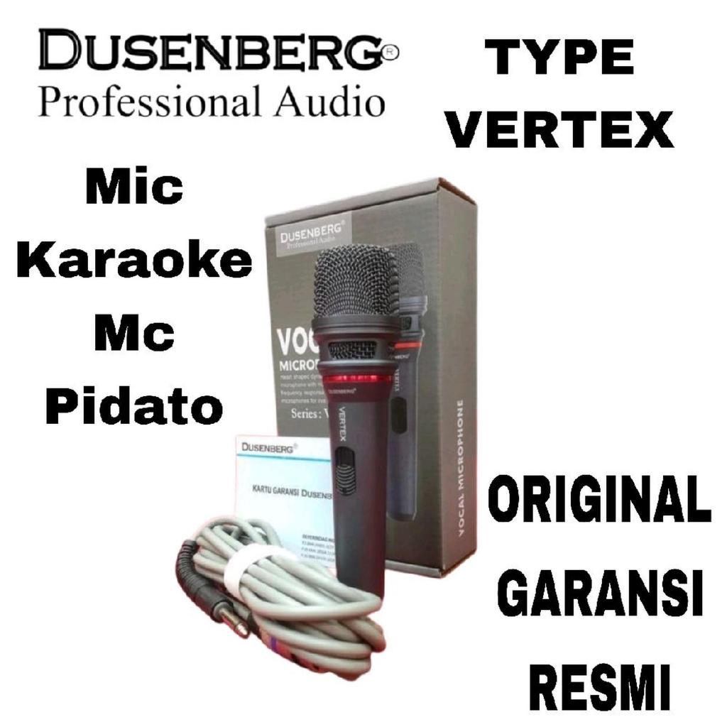 Mic Kabel Dyanmic - Dusenberg - Vertex adalah pilihan tepat untuk karaoke Anda. Kualitas suara yang 