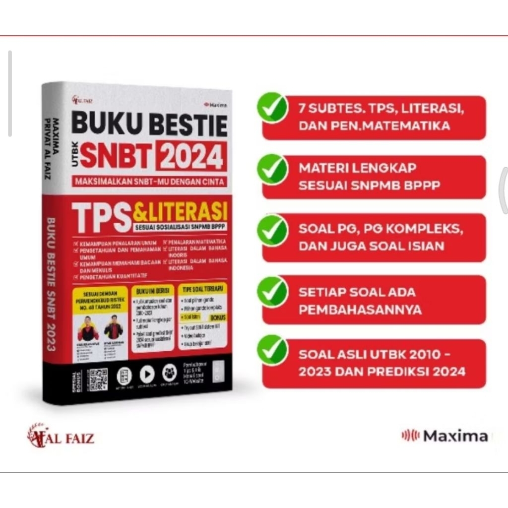 BUKU BESTIE UTBK 2024 Al Faiz
